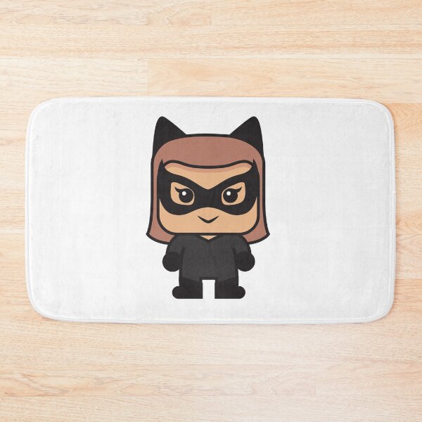 Item preview, Cute Masked Hero Girl – Kawaii Cat Vigilante Chibi | Dark Cute Cartoon Character Design designed and sold by amareshdas008.