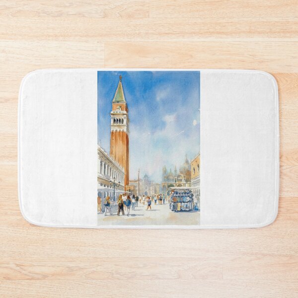 Item preview, St Mark's Square Venice Watercolor Cityscape designed and sold by caracatita75.