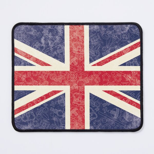 Item preview, Vintage Union Jack Pattern with Royal Icons designed and sold by LCWaterworth.