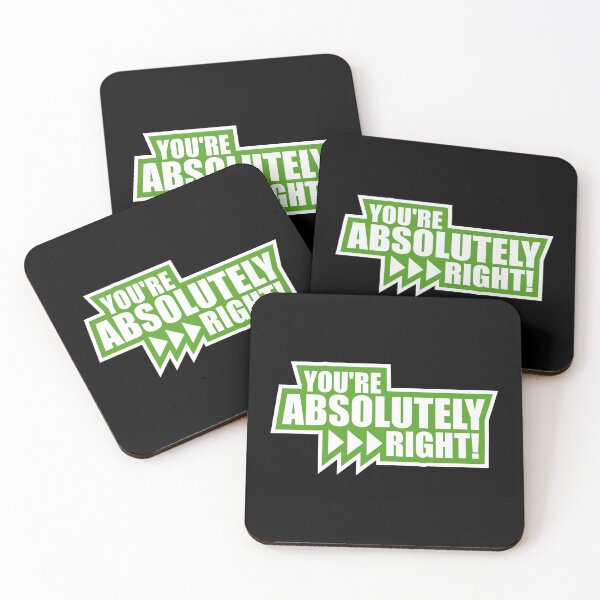 Item preview, You're Absolutely Right Funny Sarcastic AI Quote designed and sold by shirt-o-mat.