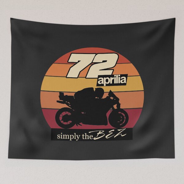 Item preview, Simply the Bez 72 Sunset Racing Design | Clean Retro Motorcycle Fan Art designed and sold by Fan Art Station .