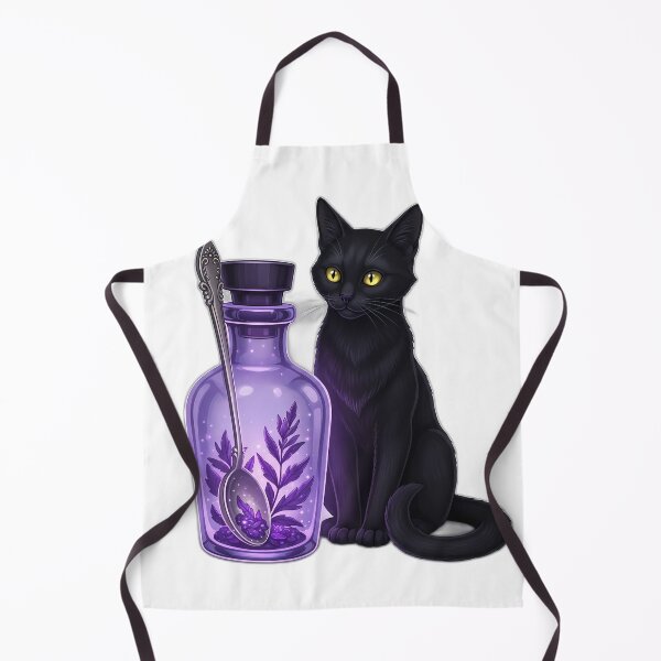 Artikelvorschau, Apothekerflasche mit schwarzer Katze entworfen und verkauft von IllumeInk.
