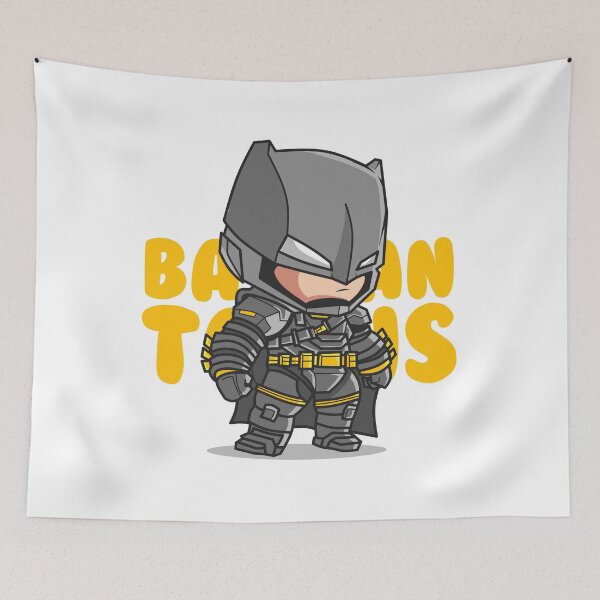 Item preview, Cute Dark Knight Chibi – Kawaii Armored Vigilante Hero | Bold Cartoon Superhero Design designed and sold by amareshdas008.