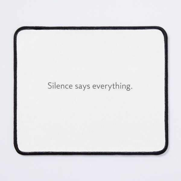 Item preview, The Sound of Silence | Minimalist Typography designed and sold by Elviqus Shop.