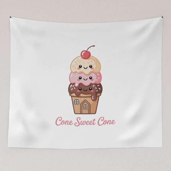 Item preview, Cone Sweet Cone Cute Ice Cream Kawaii designed and sold by FaithAbbott.