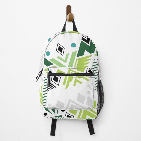 Item preview, Abstract Geometric Tribal Pattern – Green Black Aztec Style Design designed and sold by SajolCanva.
