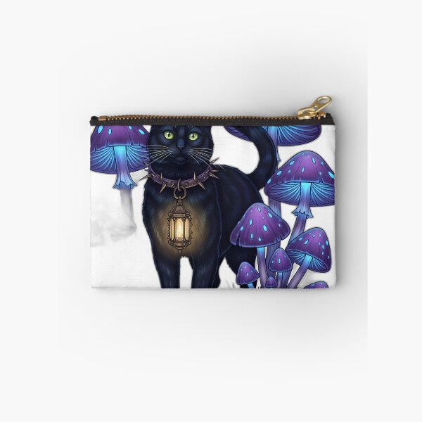 Item preview, Black Cat Mushroom Lantern designed and sold by IllumeInk.
