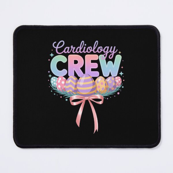 Item preview, Coquette Bow Cardiology Crew Egg Bunny Easter Cardiac Nurse designed and sold by FaithAbbott.