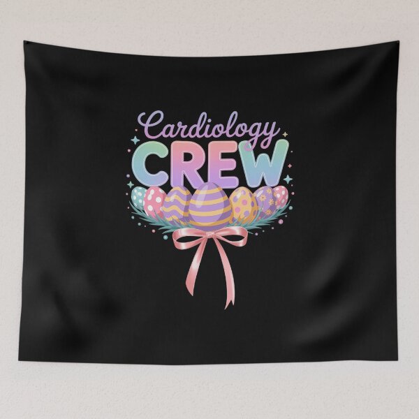 Item preview, Coquette Bow Cardiology Crew Egg Bunny Easter Cardiac Nurse designed and sold by FaithAbbott.