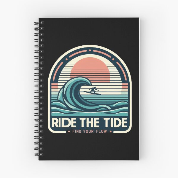 Item preview, Ride the Tide – Find Your Flow  designed and sold by Dogandesighn.