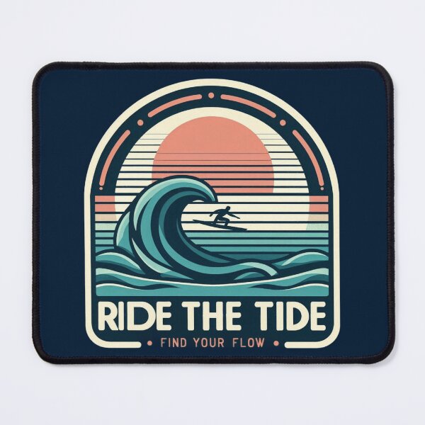 Item preview, Ride the Tide – Find Your Flow  designed and sold by Dogandesighn.