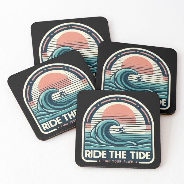 Item preview, Ride the Tide – Find Your Flow  designed and sold by Dogandesighn.