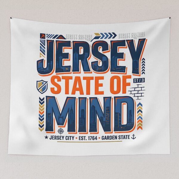 Item preview, new jersey, new jersey usa, garden state, Garden State, NJ home decor designed and sold by TrueArtVibes.