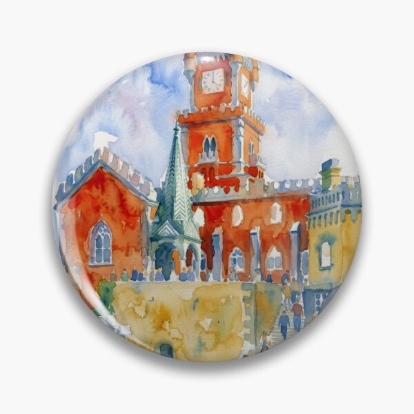 Item preview, Pena Palace Sintra Portugal Watercolor designed and sold by caracatita75.