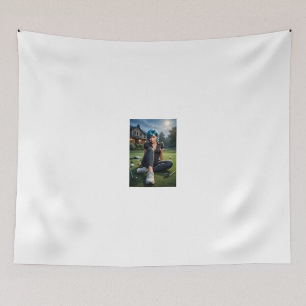 Item preview, Cipher Thorne in polo at moonlit golf course designed and sold by CathryneDelamort.