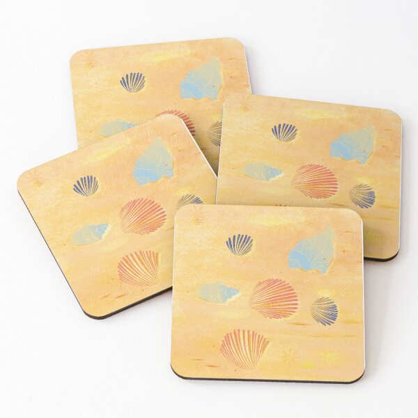 Item preview, Seashell on the sand designed and sold by Litchiz.