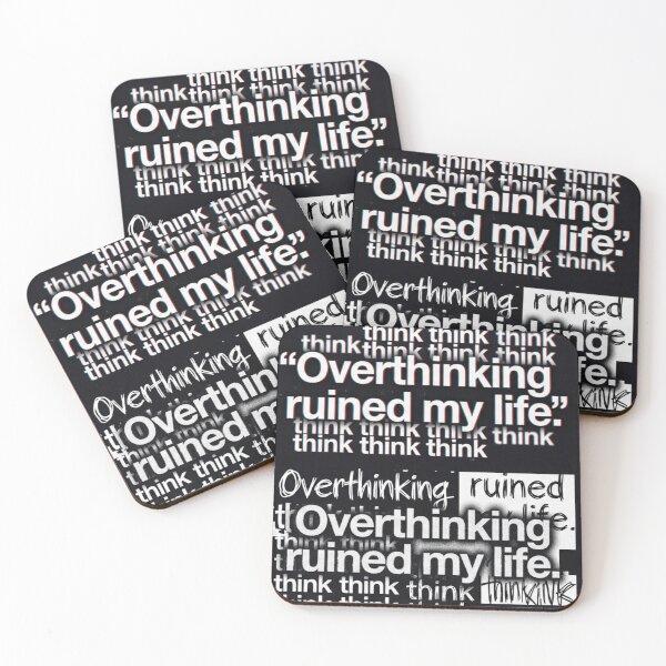 Item preview, Overthinking Ruined My Life  designed and sold by Elviqus Shop.