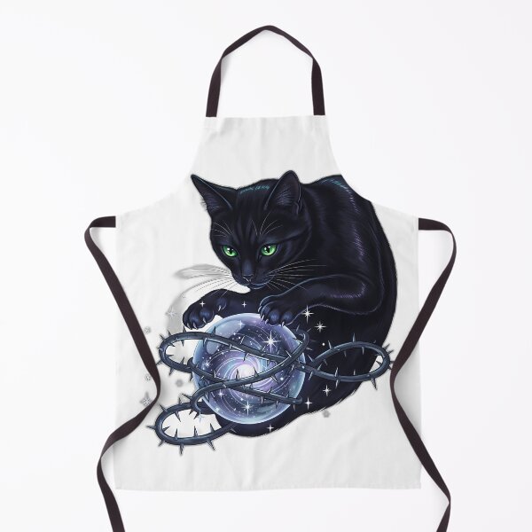Item preview, Black Cat Crystal Ball designed and sold by IllumeInk.