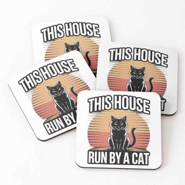 Item preview, This House Is Run By A Cat T-Shirt | Funny Cat Boss Meme Tee designed and sold by DmaarGroup.