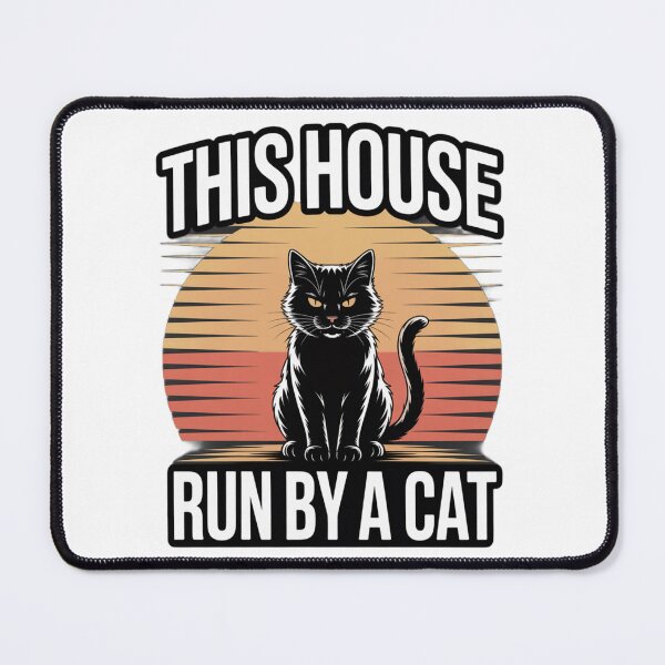 Item preview, This House Is Run By A Cat T-Shirt | Funny Cat Boss Meme Tee designed and sold by DmaarGroup.