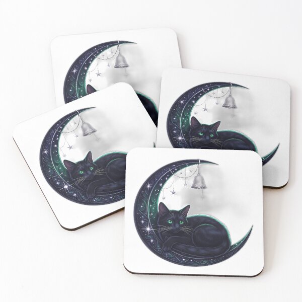 Item preview, Black Cat Crescent Arch designed and sold by IllumeInk.
