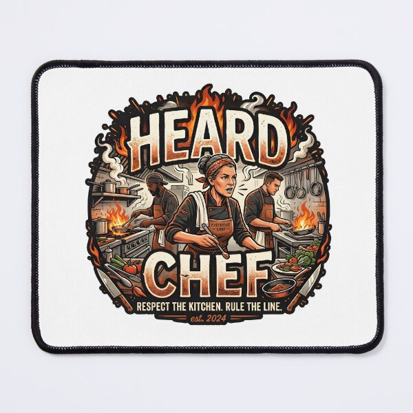 Item preview, Heard Chef designed and sold by PressReady.