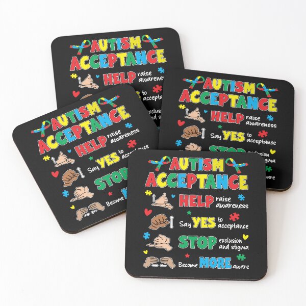 Item preview, Autism Awareness Acceptance Hand Sign Language designed and sold by KarimSoCute.