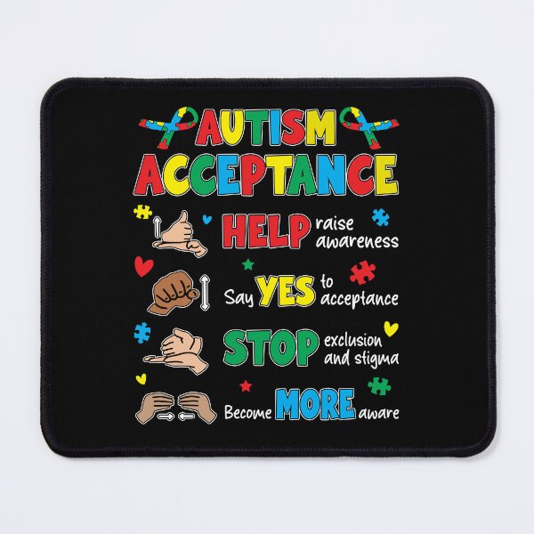 Item preview, Autism Awareness Acceptance Hand Sign Language designed and sold by KarimSoCute.