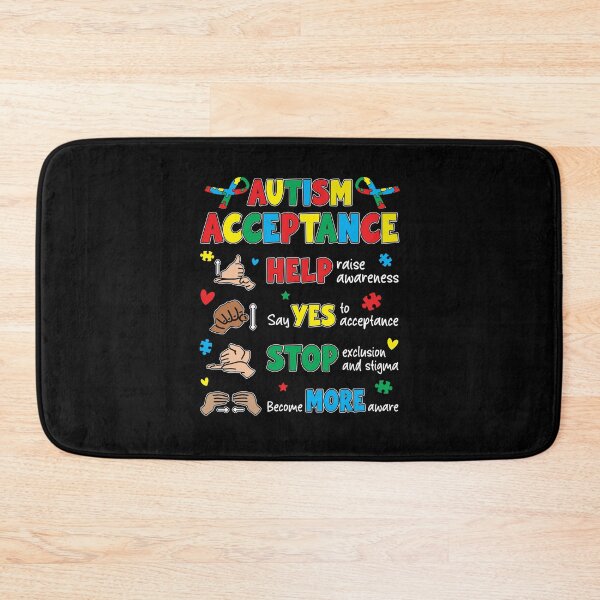 Item preview, Autism Awareness Acceptance Hand Sign Language designed and sold by KarimSoCute.