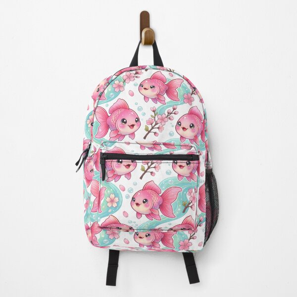 Item preview, Goldfish Cherry Blossom Cute Pink Kawaii designed and sold by JessArty ⭐⭐⭐⭐⭐.