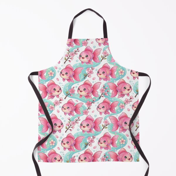 Item preview, Goldfish Cherry Blossom Cute Pink Kawaii  designed and sold by JessArty ⭐⭐⭐⭐⭐.