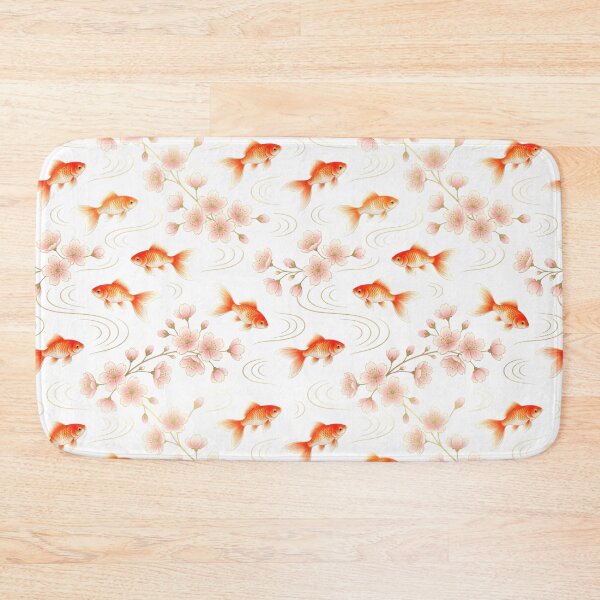 Item preview, Goldfish Sakura Blossom Watercolor designed and sold by JessArty ⭐⭐⭐⭐⭐.