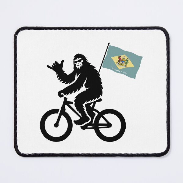 Item preview, Bigfoot Cycling Delaware Flag designed and sold by Esskay Designs.