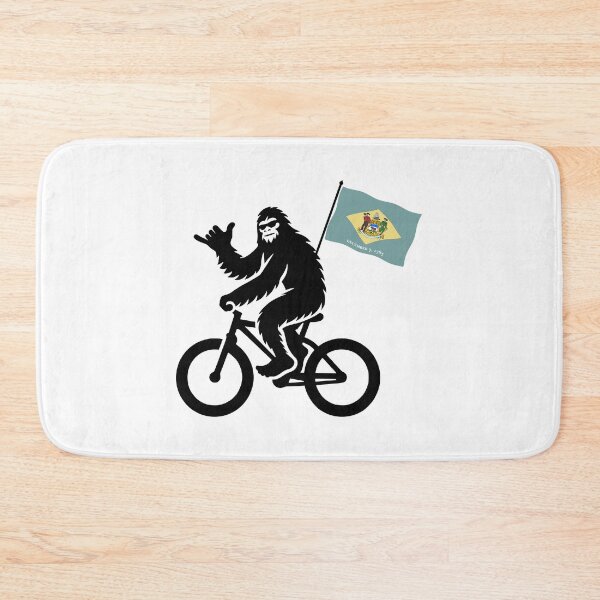 Item preview, Bigfoot Cycling Delaware Flag designed and sold by Esskay Designs.