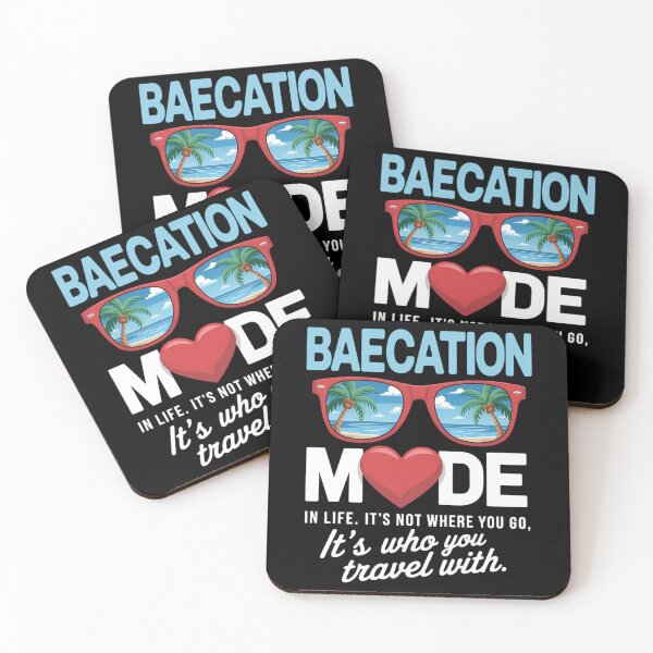 Item preview, Couples Trip Matching Summer Vacation Baecation Mode-Vibes designed and sold by FaithAbbott.
