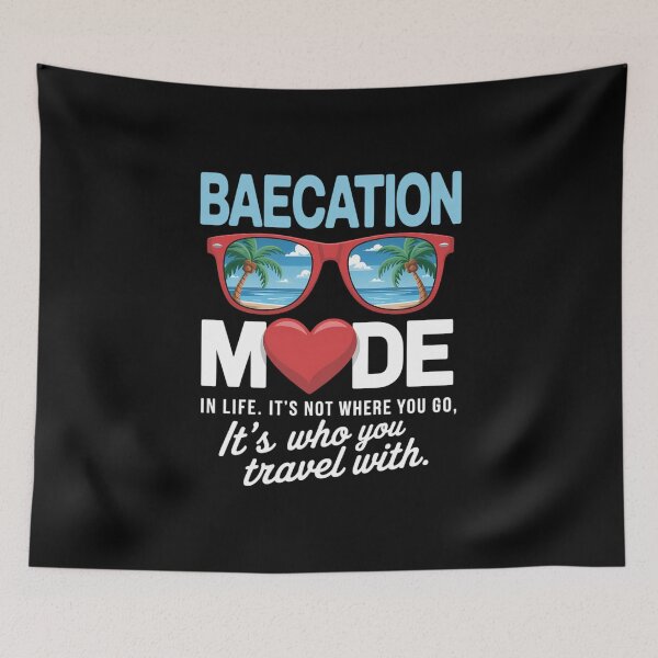 Item preview, Couples Trip Matching Summer Vacation Baecation Mode-Vibes designed and sold by FaithAbbott.