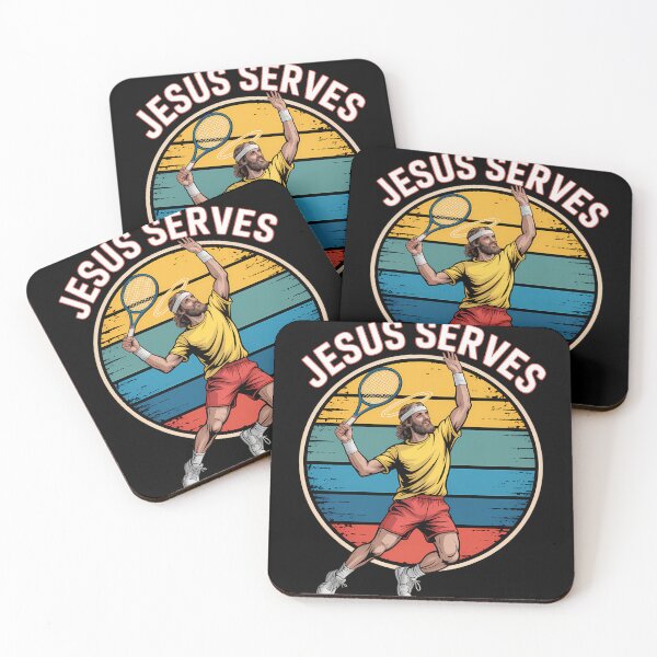 Item preview, Jesus Player Tennis Sports Religious Tennis Player designed and sold by waislumekinwye.