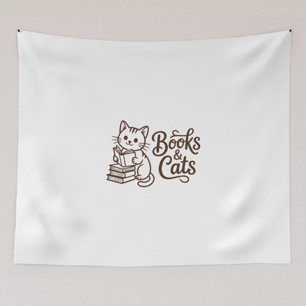 Item preview, Cute Cat Reading Books for Book Lovers Cat Lovers Literary designed and sold by FaithAbbott.