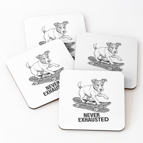 Item preview, Jack Russell Never Exhausted Shirt - Skate Dogs Club designed and sold by PhokaPhokich.