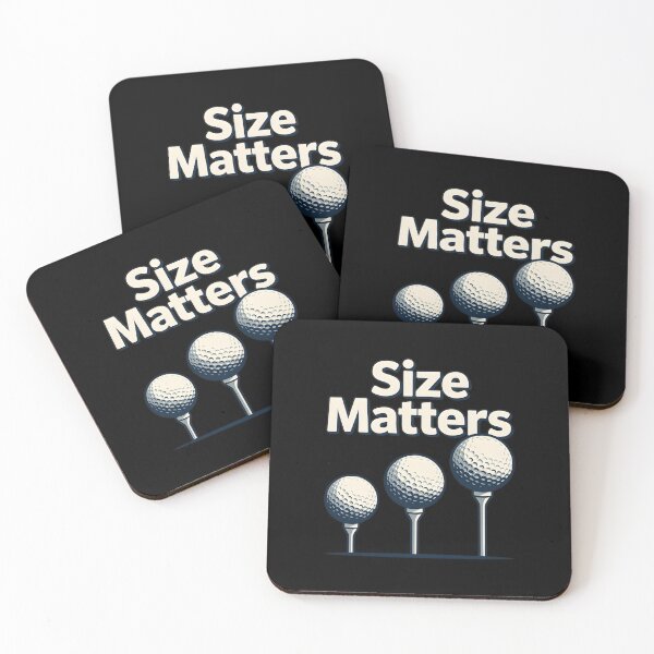 Item preview, Size Matters Golf Ball Funny Golf designed and sold by TshirtsOnline-.