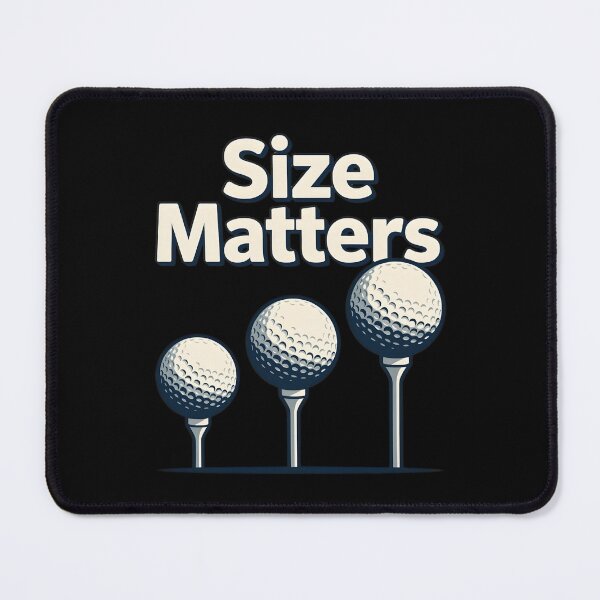 Item preview, Size Matters Golf Ball Funny Golf designed and sold by TshirtsOnline-.