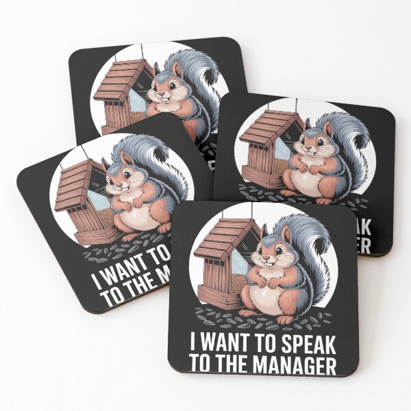 Item preview, Squirrel Manager Joke Meme designed and sold by waislumekinwye.