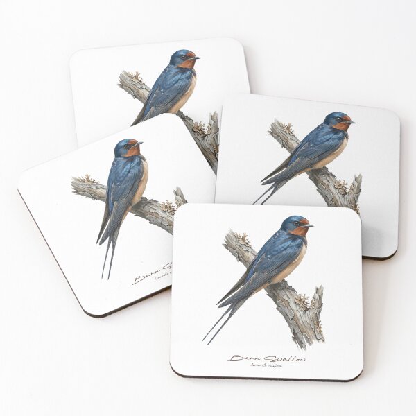 Item preview, Barn Swallow on Branch designed and sold by Takeda-art.
