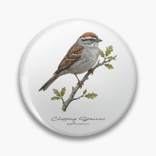 Item preview, Chipping Sparrow on Rustic Branch designed and sold by Takeda-art.