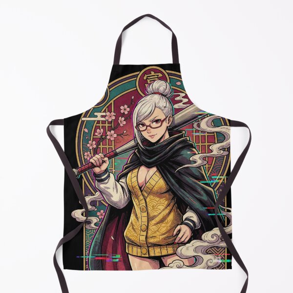 Item preview, Dandadan Granny Seiko White Hair Red Eyes Ghost Art designed and sold by Senpaiwaves.