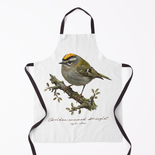 Item preview, Golden-crowned Kinglet on Leafy Branch designed and sold by Takeda-art.