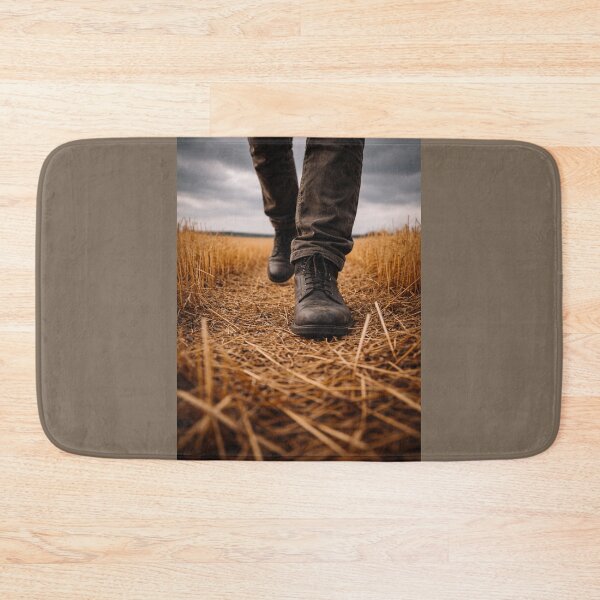 Item preview, Walking Through Harvest Field Under Dark Sky designed and sold by onubi.