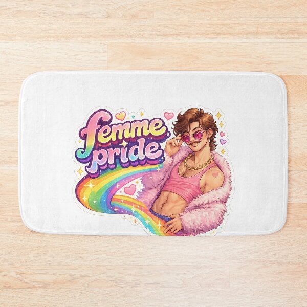 Item preview, Stylish Femme Pride LGBTQ+ Gender Expression Rainbow Statement designed and sold by Aryabek.