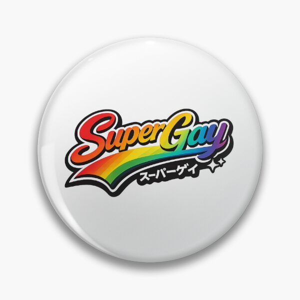 Item preview, LGBT SuperGay Pride Script with Rainbow Spectrum Lettering designed and sold by Aryabek.