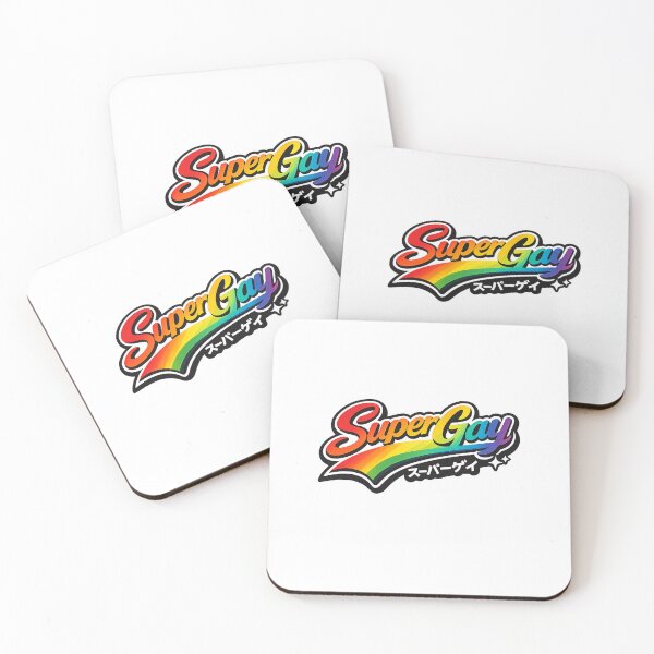 Item preview, LGBT SuperGay Pride Script with Rainbow Spectrum Lettering designed and sold by Aryabek.